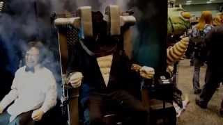 Transworld 2014 Halloween and Haunt Show Distortions Electric Chair [upl. by Deck]