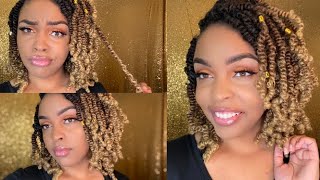 How I did my Spring Twist  BEST protective style from Amazon [upl. by Enirehs249]