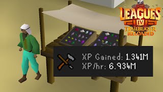 OSRS LEAGUES 4 6M XPH CRAFTINGMONEY MAKING Desert [upl. by Crandall850]