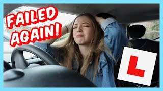 I FAILED My Driving Test AGAIN [upl. by Yedoc]