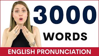 3000 WORDS  Practise British English Pronunciation of Common Vocabulary [upl. by Azne]