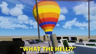 Best HOT AIR BALLOON Moments in Flight Simulator X Multiplayer [upl. by Troyes]