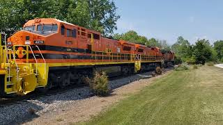 Four Leading Locomotives IORY Manifest BlanchesterOhio [upl. by Jaycee]