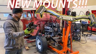 A Change To The LS Swapped FJ40 I Built An Awesome Transmission Crossmember [upl. by Leotie860]