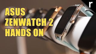 Asus ZenWatch 2 HandsOn Review  IFA 2015 [upl. by Norrek]