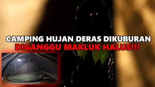 SOLO CAMPING HUJAN DERAS DIKUBURAN HUTAN KALIMANTAN [upl. by Romy959]