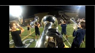 Hudsonville Marching Band 2024 Show quotMonsterversequot Baritone Pov [upl. by Caitrin]