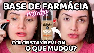 BASE COLORSTAY REVLON  Nova Fórmula [upl. by Eey]