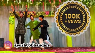 Wedding Dance Performance With My Boys 🕺 Dance  wedding  performance  Trending  Bollywood [upl. by Orihakat]