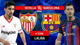 FC BARCELONA VS SEVILLA FC  LaLiga 202425  Full Match  Realistic Pes [upl. by Enilasor990]