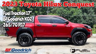 Fuel Traction 17quot with BFGoodrich KO2 265x70 R17 on a 2023 Toyota Hilux Conquest  RNH Tire Supply [upl. by Narba]