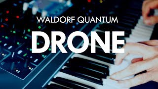 Waldorf Quantum  a perfect drone machine demo live no talking 02 [upl. by Niwde]