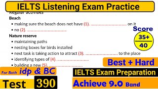 IELTS Listening Practice Test 2024 with Answers Real Exam  390 [upl. by Ky]