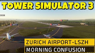 LSZH Zurich Tower Sim 3 [upl. by Fitzger]