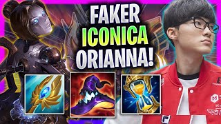 FAKER JUGANDO CON SU ICONICA ORIANNA  T1 Faker Juega Orianna Mid vs Akali  Season 2024 [upl. by Alvina]