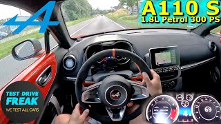 2024 Alpine A110 S 300 PS COUNTRY ROAD POV DRIVE with Fuel Consumption [upl. by Denyse15]