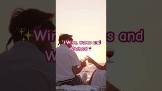 🍷 Watch as this couple enjoys a perfect beach moment with Domäne Wachau wines VinoVistara [upl. by Leeth]