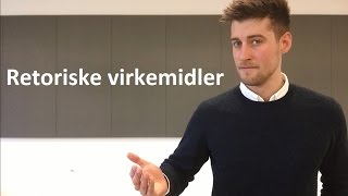 Retorik og argumentation  retoriske virkemidler [upl. by Stoat]