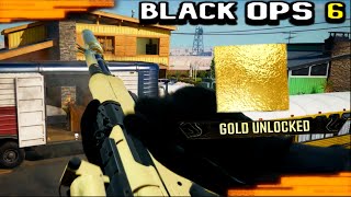 UNLOCKED GOLD CAMO For The AEK973 Black Ops 6 BO6 Multiplayer Gameplay [upl. by Enos]