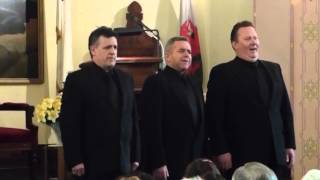 The Three Welsh Tenors sing in the Old Welsh Chapel in Delta PA [upl. by Namialus]