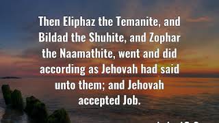 Job 429 Then Eliphaz the Temanite and Bildad the Shuhite [upl. by Llen574]