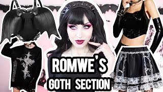 ⛓️ RATING ROMWES ALT SECTION ⛓️ GOTH TRY ON HAUL  REVIEW  Vesmedinia [upl. by Sremmus46]