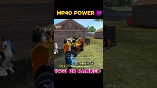 BR RANKED 1VS3 MP40 POWER 😈🥵freefire shortsyoutube shortsfeed shortsvideo [upl. by Ietta335]