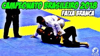 Jiu JItsu  Campeonato Brasileiro 2018  Faixa Branca [upl. by Ri]