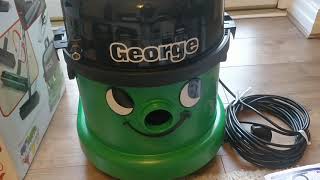 best all in one vacuum George wetdry Numatic GVE370 unboxing [upl. by Adikam]