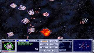 Master of Orion 2  Gameplay Battle Tactical HD [upl. by Arturo551]