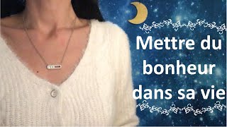 ASMR  Mettre du bonheur dans sa vie  développement perso [upl. by Rodablas]