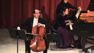 Debussy Cello Sonata  Benjamin Myers amp HsiuHui Wang [upl. by Saum]