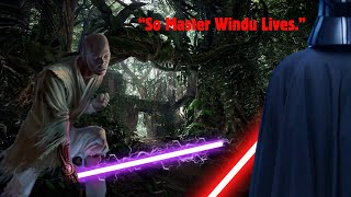 What If Mace Windu Survived The Fall from Revenge of the Sith part 1 [upl. by Lot]