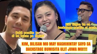 JHONG HILARIO TODO ASAR KAY KIM CHUI DUMALAW MULI SI PAULO AVELINO SA SHOWTIME BACKSTAGE [upl. by Koppel]