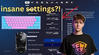 I used pro player CLIXs INSANE settings in OG Fortnite [upl. by Ellehcyt]