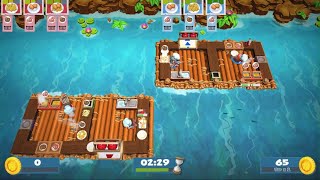 Overcooked 2  Versus Ravenous Rapids  Online  4 Players [upl. by Erihppas]