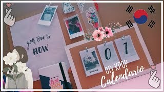 DIY KPOP Calendario  DIY KPOP Calendar  BALALAB ♥ [upl. by Ilah]