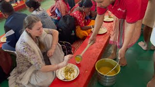 Super Fast Prasadam Serving to Devotees at Mayapur Iskon [upl. by Eelrac51]