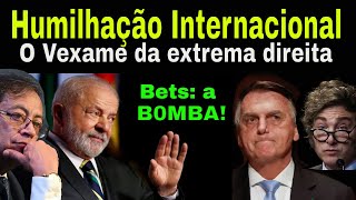 CENAS INCRÍVEIS DIREITA E PSICOPATA ARGENTINO quotAPANHAMquot NA ONU BETS CRIME EXPOST0 LIMA ACABOU [upl. by Readus]