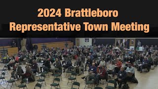 2024 Brattleboro Representative Town Meeting [upl. by Bonner814]