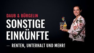 Renten und Unterhalt So gibst du sonstige Einkünfte korrekt an  Daub amp Bürgelin Steuerberater [upl. by Hennessey]