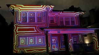 Halloween House Projection 2020  Lightform LFC Kit [upl. by Akinak984]