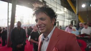 Film Trap 2024 UK Premiere  Director M Night Shyamalan Interview [upl. by Wendell]