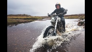 CCM Spitfire Scrambler First Ride  Dougie Lampkin  Belstaff [upl. by Artsa]