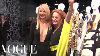 Diane von Furstenberg Opening at LACMA  EP1 of 3  Inside Vogue [upl. by Nefen458]