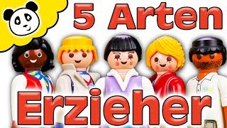 Playmobil Kita  5 Arten von Erziehern  Playmobil Film [upl. by Aryek]