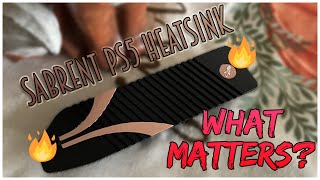 What Matters  Sabrent PS5 Heatsink [upl. by Naashar765]