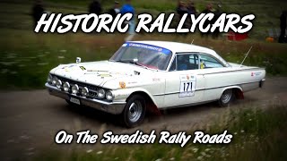 Historic Rally Cars Compilation 2021  quotOn The Swedish Rally Roadsquot [upl. by Nomad]