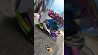 capacete LS2 estrela rosa [upl. by Asyram864]