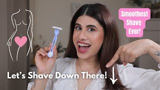 BEST WAY TO SHAVE YOUR BIKINI AREA  Avoid itchiness cuts and ingrown hair [upl. by Chemaram]